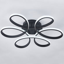 Load image into Gallery viewer, Black Frame Modern Dimmable/White LED Chandelier Ceiling Light Ceiling Lights Living and Home