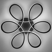 Load image into Gallery viewer, Black Frame Modern Dimmable/White LED Chandelier Ceiling Light Ceiling Lights Living and Home 74 cm Cool White