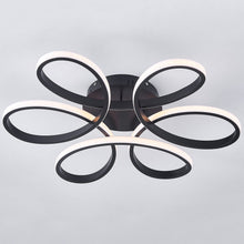 Load image into Gallery viewer, Black Frame Modern Dimmable/White LED Chandelier Ceiling Light Ceiling Lights Living and Home