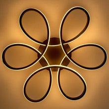 Load image into Gallery viewer, Black Frame Modern Dimmable/White LED Chandelier Ceiling Light Ceiling Lights Living and Home 74 cm Dimmable