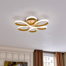 Load image into Gallery viewer, Golden Frame Modern Cool White LED Chandelier Ceiling Light Ceiling Lights Living and Home