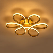 Load image into Gallery viewer, Golden Frame Modern Cool White LED Chandelier Ceiling Light Ceiling Lights Living and Home