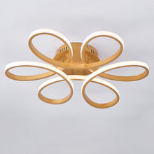 Load image into Gallery viewer, Golden Frame Modern Cool White LED Chandelier Ceiling Light Ceiling Lights Living and Home