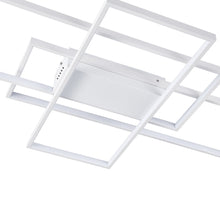 Load image into Gallery viewer, Neutral Style Rectangular LED Semi Flush Ceiling Light