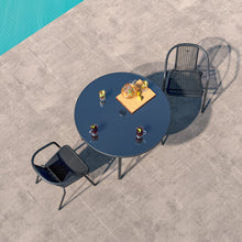 Load image into Gallery viewer, Outdoor Round Dining Set Tempered Glass Table and Rattan Chairs Garden Dining Sets Living and Home