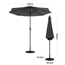 Load image into Gallery viewer, Outdoor Solar 24 LED Lights Patio with Crank for Patio Market with Base