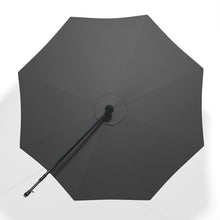 Load image into Gallery viewer, Outdoor 32 LED Lighted Patio Umbrella with Crank Lift System with Base