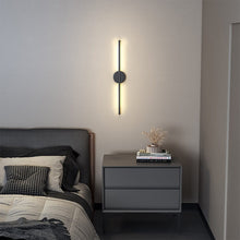 Load image into Gallery viewer, Minimalistic Linear LED Wall Sconce for Living Room Bedroom Wall Lamps Living and Home Warm