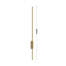 Load image into Gallery viewer, Modern Gold Aluminum Linear LED Wall Lighting Fixture 100cm