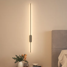 Load image into Gallery viewer, Modern Gold Aluminum Linear LED Wall Lighting Fixture 100cm Wall Lamps Living and Home Warm