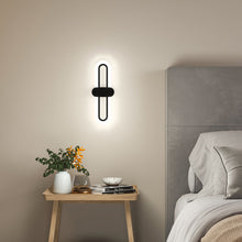 Load image into Gallery viewer, Modern Oval LED Wall Light with Acrylic Shade Wall Lamps Living and Home White