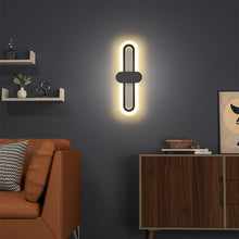 Load image into Gallery viewer, Modern Oval LED Wall Light with Acrylic Shade Wall Lamps Living and Home Warm