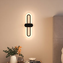 Load image into Gallery viewer, Modern Oval LED Wall Light with Acrylic Shade Wall Lamps Living and Home Warm