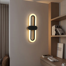 Load image into Gallery viewer, Modern Oval LED Wall Light with Acrylic Shade
