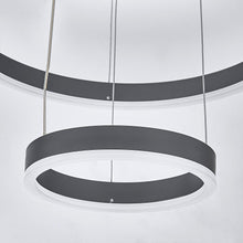 Load image into Gallery viewer, Modern 3 Ring Aluminum Round Hanging LED Pendant Light