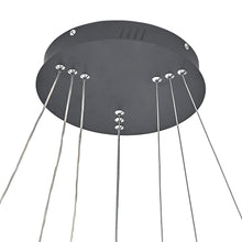 Load image into Gallery viewer, Modern 3 Ring Aluminum Round Hanging LED Pendant Light