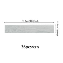 Load image into Gallery viewer, PVC Wooden Self-adhesive Laminate Flooring Planks for Home Decor