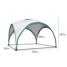 Load image into Gallery viewer, 3X3m Grey and Green Outdoor Canopy Canopies & Gazebos Living and Home