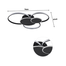 Load image into Gallery viewer, Modern 5 Rings LED Ceiling Light 115W White Light Ceiling Lights Living and Home