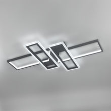 Load image into Gallery viewer, Geometric Black Frame LED Ceiling Light