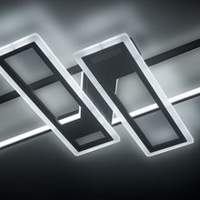 Load image into Gallery viewer, Geometric Black Frame LED Ceiling Light