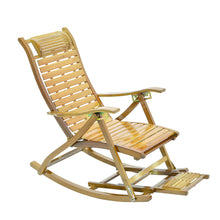 Load image into Gallery viewer, Bamboo Rocking Chair Foldable Recliner