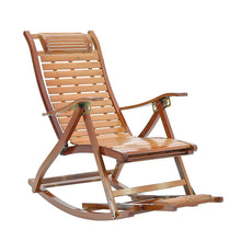 Load image into Gallery viewer, Bamboo Rocking Chair Foldable Recliner