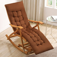 Load image into Gallery viewer, Bamboo Rocking Chair Foldable Recliner Sun Loungers Living and Home