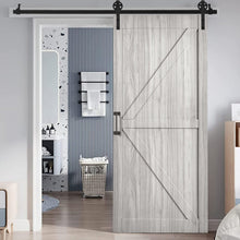 Load image into Gallery viewer, 213cm Height Wooden Barn Door Sliding Doors with 200cm L Sliding Kit living room Living and Home