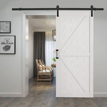Load image into Gallery viewer, 213cm Height Wooden Barn Door Sliding Doors with 200cm L Sliding Kit living room Living and Home