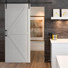 Load image into Gallery viewer, 213cm Height Wooden Barn Door Sliding Doors with 200cm L Sliding Kit living room Living and Home