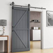 Load image into Gallery viewer, 213cm Height Wooden Barn Door Sliding Doors with 200cm L Sliding Kit living room Living and Home