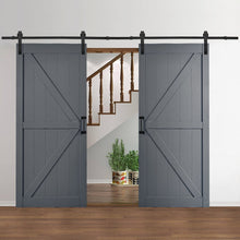 Load image into Gallery viewer, 213cm Height Wooden Barn Door Sliding Doors with 200cm L Sliding Kit living room Living and Home