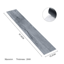 Load image into Gallery viewer, Realistic Wood Effect Self Adhesive Flooring 36 Pcs