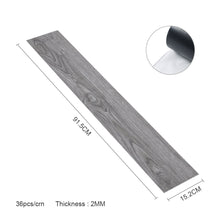 Load image into Gallery viewer, Realistic Wood Effect Self Adhesive Flooring 36 Pcs