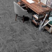 Load image into Gallery viewer, 24Pcs Square Self Adhesive Stone Effect Floor Tiles