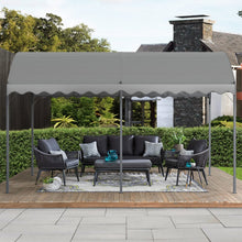 Load image into Gallery viewer, 300cm Wide Outdoor Metal Arched Pergola with Shade Canopies & Gazebos Living and Home