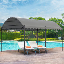 Load image into Gallery viewer, 300cm Wide Outdoor Metal Arched Pergola with Shade Canopies & Gazebos Living and Home