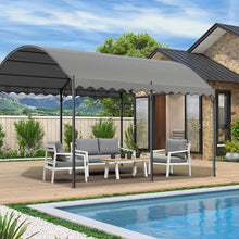 Load image into Gallery viewer, 300cm Wide Outdoor Metal Arched Pergola with Shade Canopies & Gazebos Living and Home