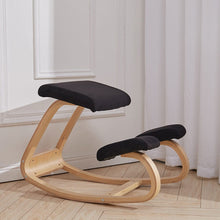 Load image into Gallery viewer, Kneeling Chair with Birch Wood Frame and Suede Fabric Living and Home