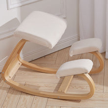Load image into Gallery viewer, Kneeling Chair with Birch Wood Frame and Suede Fabric Living and Home