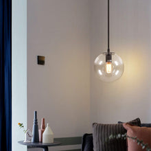 Load image into Gallery viewer, 1-Light Pendant Light with Glass Lampshade Pendant Lights Living and Home