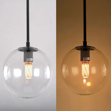 Load image into Gallery viewer, 1-Light Pendant Light with Glass Lampshade Pendant Lights Living and Home