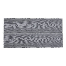 Load image into Gallery viewer, Wood Grain Composite Deck Tile Set of 6 Living and Home