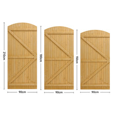 Load image into Gallery viewer, Semi Braced Arch Top Strong Wooden Garden Gate