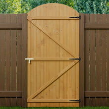 Load image into Gallery viewer, Semi Braced Arch Top Strong Wooden Garden Gate