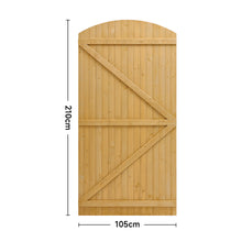 Load image into Gallery viewer, Semi Braced Arch Top Strong Wooden Garden Gate