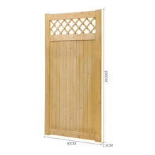 Load image into Gallery viewer, Diyspace Rhombus Garden Wood Fence Gate