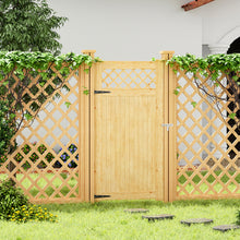 Load image into Gallery viewer, Diyspace Rhombus Garden Wood Fence Gate