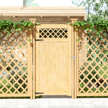 Load image into Gallery viewer, Diyspace Rhombus Garden Wood Fence Gate